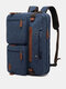 Men Casual Large Capacity Multicarry Canvas Crossbody Bag Backpack - #06
