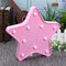 Cute Star LED Night Light Wall Battery Lamp Baby Kids Bedroom Home Decor - Pink