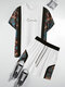 Мужская лоскутная одежда в стиле пэчворк с этническим геометрическим принтом Шея, комплект из двух предметов - Белый
