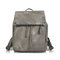 Women Pu Leather Backpack Shoulder Bag  Handbags  - Gray