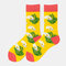 Animal Series Printed Tube Socks Colorful Cotton Trendy Socks - #02