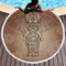 3D Totem Bohemian Mandala Elephant Printing Beach Towels Microfiber Round Shape Picnic Blanket - #2