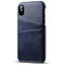 Phone Case For iPhone PU Leather Card Holder Wallet  - Blue