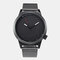 Leisure Sport Women Watches Alloy Leather Band Three-Dimensional Dial Waterproof Quartz Watch - 01