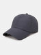 Unisex Quick-dry Solid Color Travel Sunshade Breathable Baseball Hat - Dark Gray