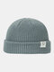 Men & Women Smile Pattern Winter Keep Warm Windproof Knitted Hat - Gray