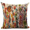 Flowers and Birds 45*45cm Cushion Cover Linen Throw Pillow Car Home Decoration Decorative Pillowcase - #6