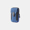 Men Waterproof 6.5 Inch Phone Holder Tactical Outdoor Phone Bag Waist Belt Bag Crossbody Bag - Blue