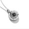 Trendy 100 Languages I Love You Pendant Necklace Metal Multiple Wearing Methods Projection Necklace - Silver