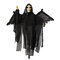 Halloween Prop Hanging Ghost Witch Scary Haunted House Bar Party Decoration - Black
