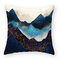 Funda de cojín de lino con paisaje abstracto moderno, sofá para el hogar, fundas de almohada para la decoración del hogar - #9