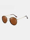 Unisex Metal Full Frame Double Beam High-definition Polarized UV Protection Sunglasses - #03