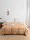 1PC Fiber Brief Warm Twill Solid Color Bedding Quilt Cover - Khaki