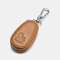 Vintage Genuine Leather Car Key Holder Key Bag Keychain Wallet For Men Women - Brown