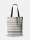 Women Canvas Bohemia Ethnic Pattern Shoulder Bag Handbag Tote Shopping Bag - 12
