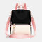 Women Oxford Three-purpose Bag Anti-theft Waterproof Backpack Shoulder Bag Handbag - Beige