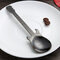 304 Stainless Steel Guitar Spoon Coffee Spoon Stirring Spoon Titanium Plated Spoon - Black