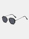 पुरुष रेट्रो फैशन आउटडोर UV संरक्षण बहुभुज फ्रेम गैर पर्ची नाक पैड धूप का चश्मा - #01
