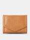 Women Vintage Genuine Leather RFID Multi-Slots Wallet Purse - Brown