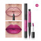 Double Head Matte Lipstick Long-Lasting Velvet Lip Liner Full Color Lip Gloss Lip Makeup Pen - 12