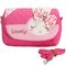 Children Girls Princess Pretty Lovely Handbag Rabbit Shoulder Bags Messenger Bag - Rose