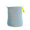 Foldable Linen Clothes Laundry Basket Hamper Storage Waterproof Home Sorter Bag - #3