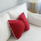Striped Bow Pillow with Filling Car Neck Pillows Bow Knot Rosette Home Decorative Cushion - #3