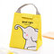  Cartoon Animal Painted Waterproof Lunch Bag Aluminum Foil Insulation Package Picnic Fresh Keep Bag  - #2