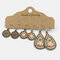 Bohemian Handmade Tassel Pendant Earring Set Geometric Triangle Water Drop Earring Set - 5