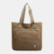 Handbag Casual Shoulder Strap Adjustable Shoulder Handbag Large Capacity Nylon Lightweight Mom Big Bag - Khaki