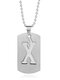 Trendy Simple Geometric-shaped Hollow Letter Pendant Round Bead Chain 3 Wearing Methods Stainless Steel Necklace - X