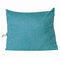 <US Instock>Back Bolster Triangular Wedge Reading Pillow Soft Headboard Daybed Cushion with Phone Pocket & Removable Cover - Lake Blue