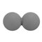 Peanut Shaped Massage Ball Physical Therapy Myofascial Release Yoga Train Equipment Fitness - Grey