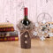 Christmas Wine Set European And American Bow Sackcloth Bottle Set Holiday Decoration - #2