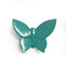 4 Colors 3D Resin Butterfly for Wall Poster HOME Decoration TV Back ground Wall Decoration Resin Artware Stickers - Green