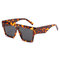 Men's Woman's Multi-color Fshion Driving Glasses Square Retro Frame Sunglasses - #03