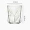 Tazza di vetro colorata geometrica Tè resistente al calore Tazza di vino con whisky e succhi di frutta per la cucina domestica - 2
