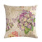 Funda de cojín de algodón de lino de mariposa de estilo vintage Fundas de almohada para sofá en casa - #8