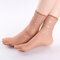 Women Nylon Light Spot Solid diaphanous Comfortable breathable Elastic Tube Socks  - Pink