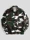 Mens 100% Cotton Camo Tribe Mountaineering Outdoor Jacket - Green