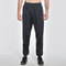Men Casual Elastic Waist Slim Fit Fitness Jogging Trousers Sport Pants - Black