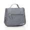 Cation Portable Travel Waterproof Cosmetic Bag Wash Bag With Hook - Gray