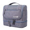 Large-capacity Waterproof Mildew-proof Wet And Dry Separation Bag Portable Hook Wash Bag - Gray