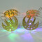 Decorazioni islamiche islamiche Ramadan di Eid LED Lanterna con ornamenti d'oro - quattro colori