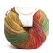 Fio Tricotado de Lã Pura Cor de Arco-íris Acessórios de Tecido - 15