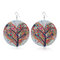Bohemian Colorful Tree Earrings Big Round Shape Ear Drop Long Style Earrings For Women - 01