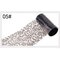 Black Lace Pattern Nail Art Transfer Foil Floral Sexy Nails Sticker DIY Star Paper Tips - #05