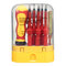 10pcs 500V Electronic Insulated Hand Screwdriver Set Kit Repair Tools - Yellow