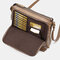 حقيبة نسائية متعددة الوظائف من Mandy حقيبة كروس كاجوال صلبة - بنى