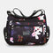 Women Floral Large Capacity Waterproof Casual Crossbody Bag Shoulder Bag - #06
